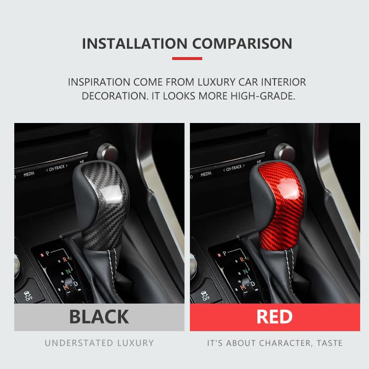 Lexus Interior Luxury Upgrade - Carbon Fiber Shifter Trim for 2013-2020 Models - AutoGearHub