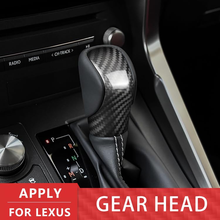 Lexus Interior Luxury Upgrade - Carbon Fiber Shifter Trim for 2013-2020 Models - AutoGearHub