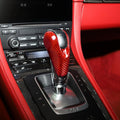 Real Carbon Fiber Gear Shift Knob Cover Trim for Porsche Macan 911 718 Panamera - AutoGearHub
