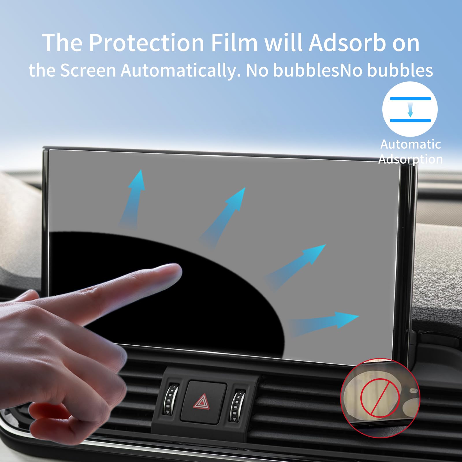 Audi Q5 SQ5 Accessories | 2-Pack Center Control & Dash Screen Protector 2021-2024 - AutoGearHub