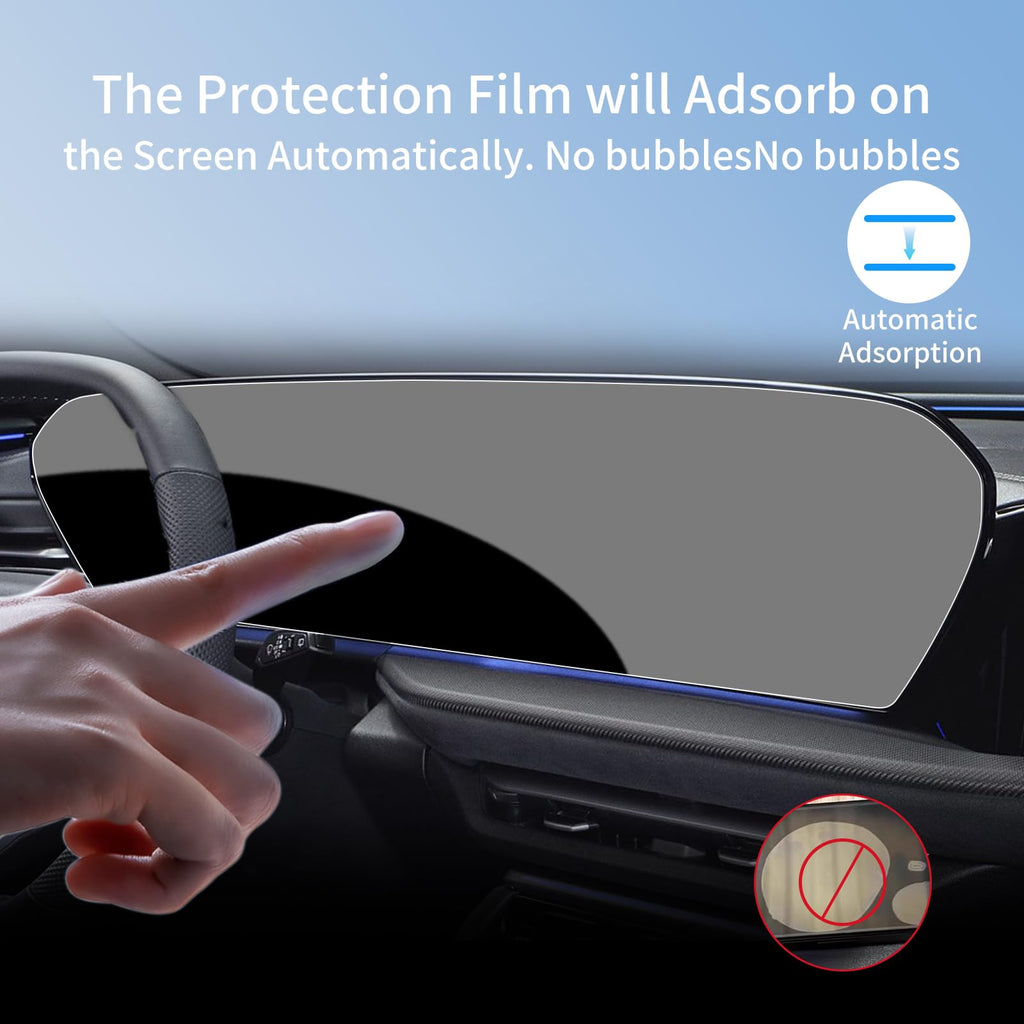 9H Tempered Glass Screen Protector for 2025 2026 Audi Q5 SQ5 Sportback (14.5"+11.9" AIO Set) - AutoGearHub
