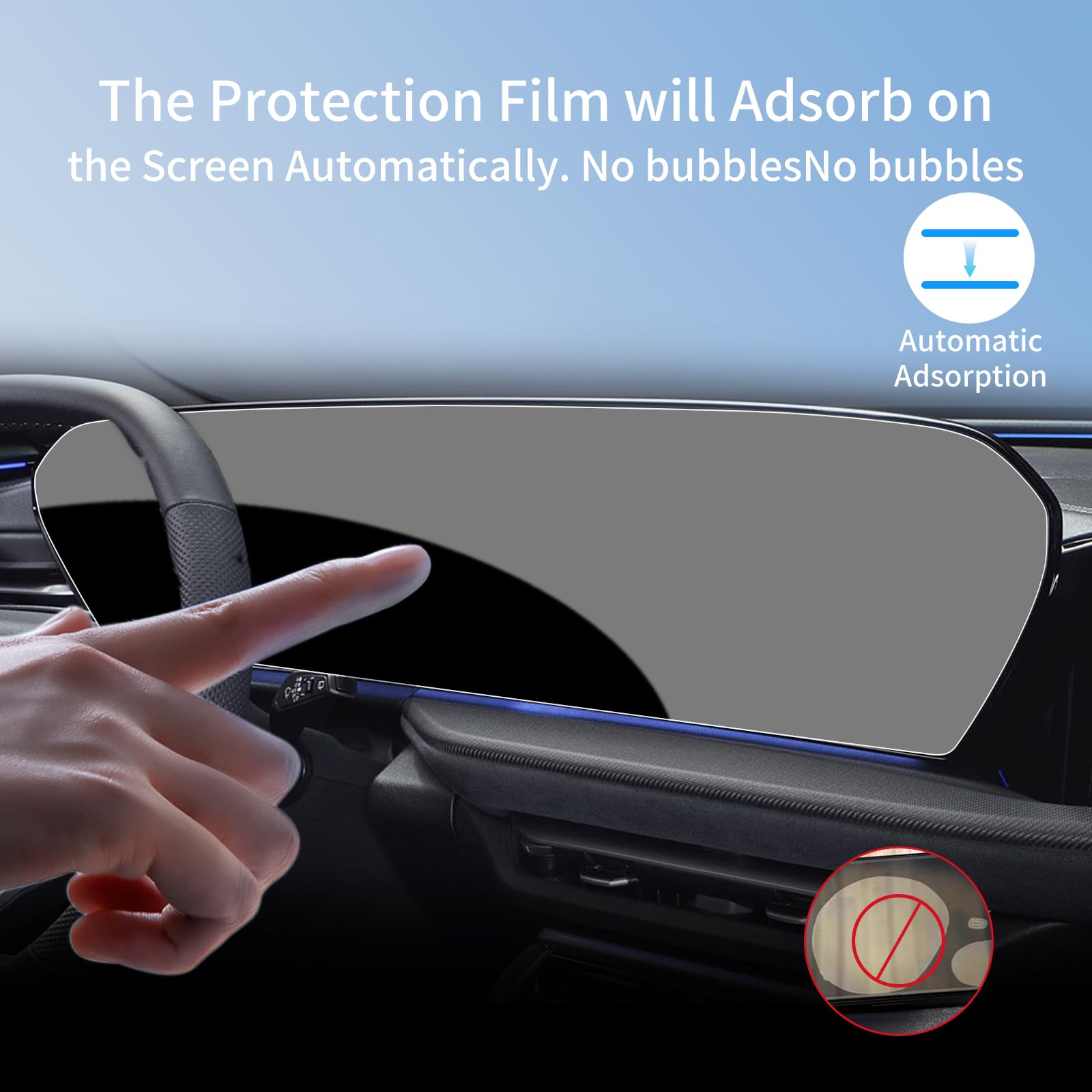 9H Tempered Glass Screen Protector for 2025 2026 Audi Q5 SQ5 Sportback (14.5"+11.9" AIO Set) - AutoGearHub
