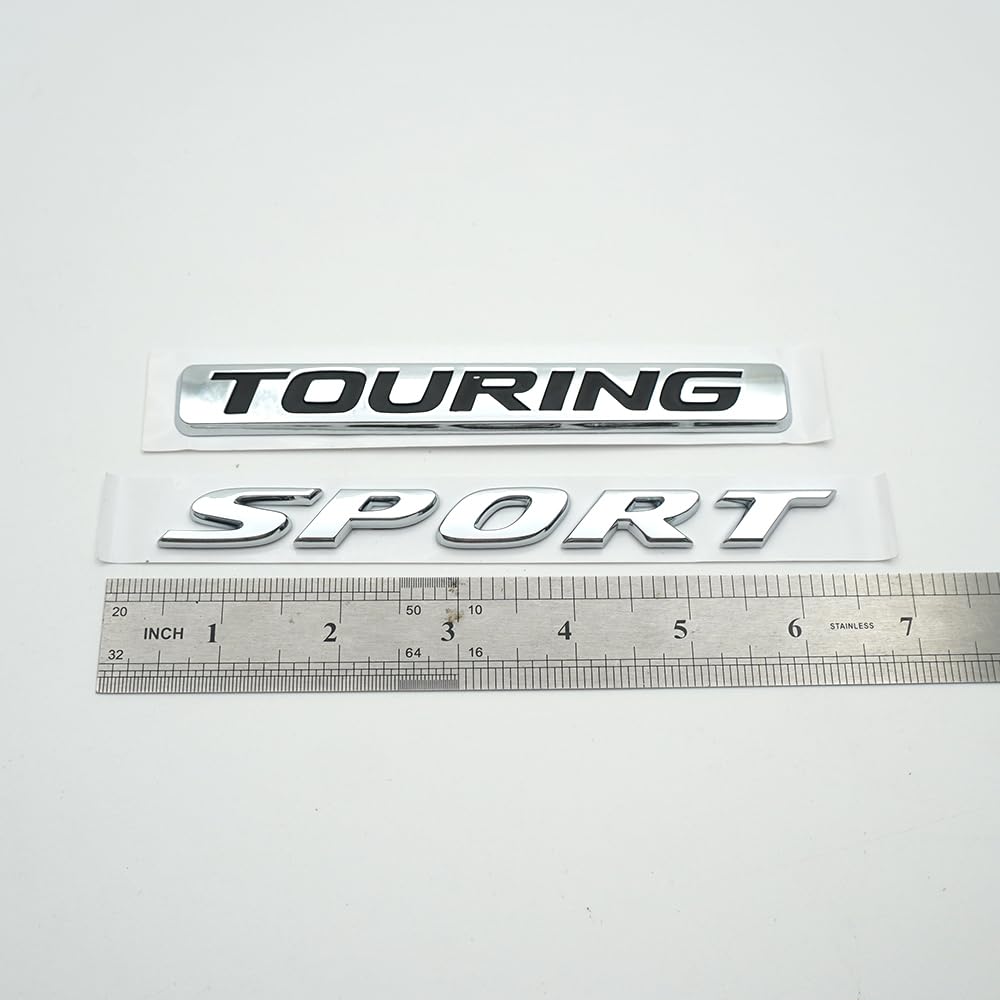 Sport Touring Rear Trunk Letter Logo Badge Emblem Nameplate (2 pieces) - Goecice Store