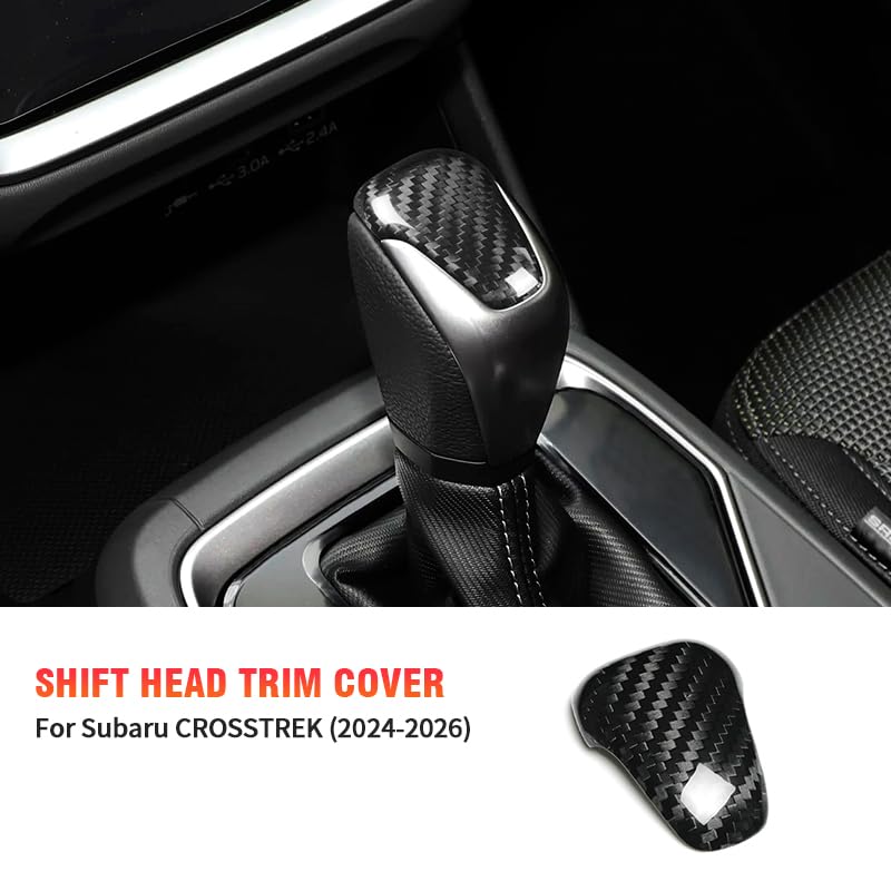 Subaru Interior Accessories | Carbon Fiber Gear Shifter Trim 2024 2025 2026 - AutoGearHub