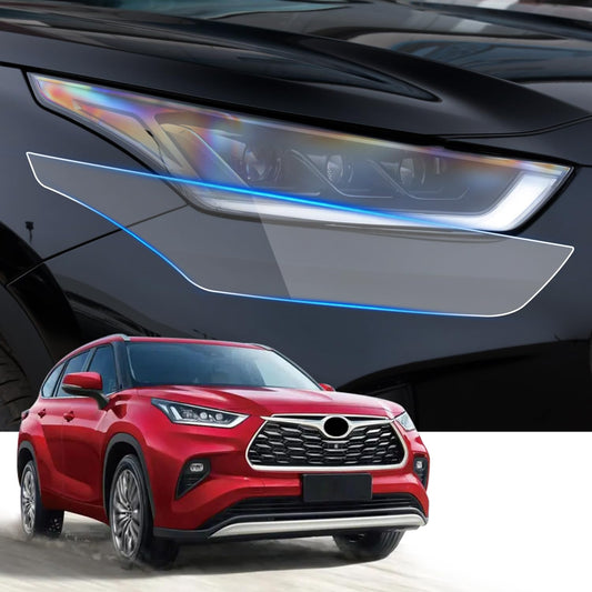 TPU Headlight Protection Film for Toyota Highlander 2020-2026 — Pre-Cut Clear PPF, Anti-Yellowing, Self-Healing Paint Protection for Headlights & Fog Lights - Goecice